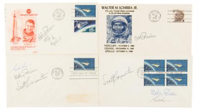 Lot #1286 Mercury Astronauts (4) Signed Covers