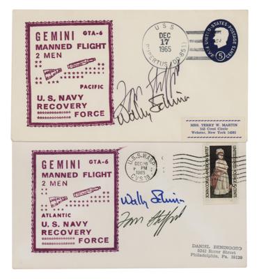 Lot #1278 Gemini 6 (2) Signed Recovery Covers