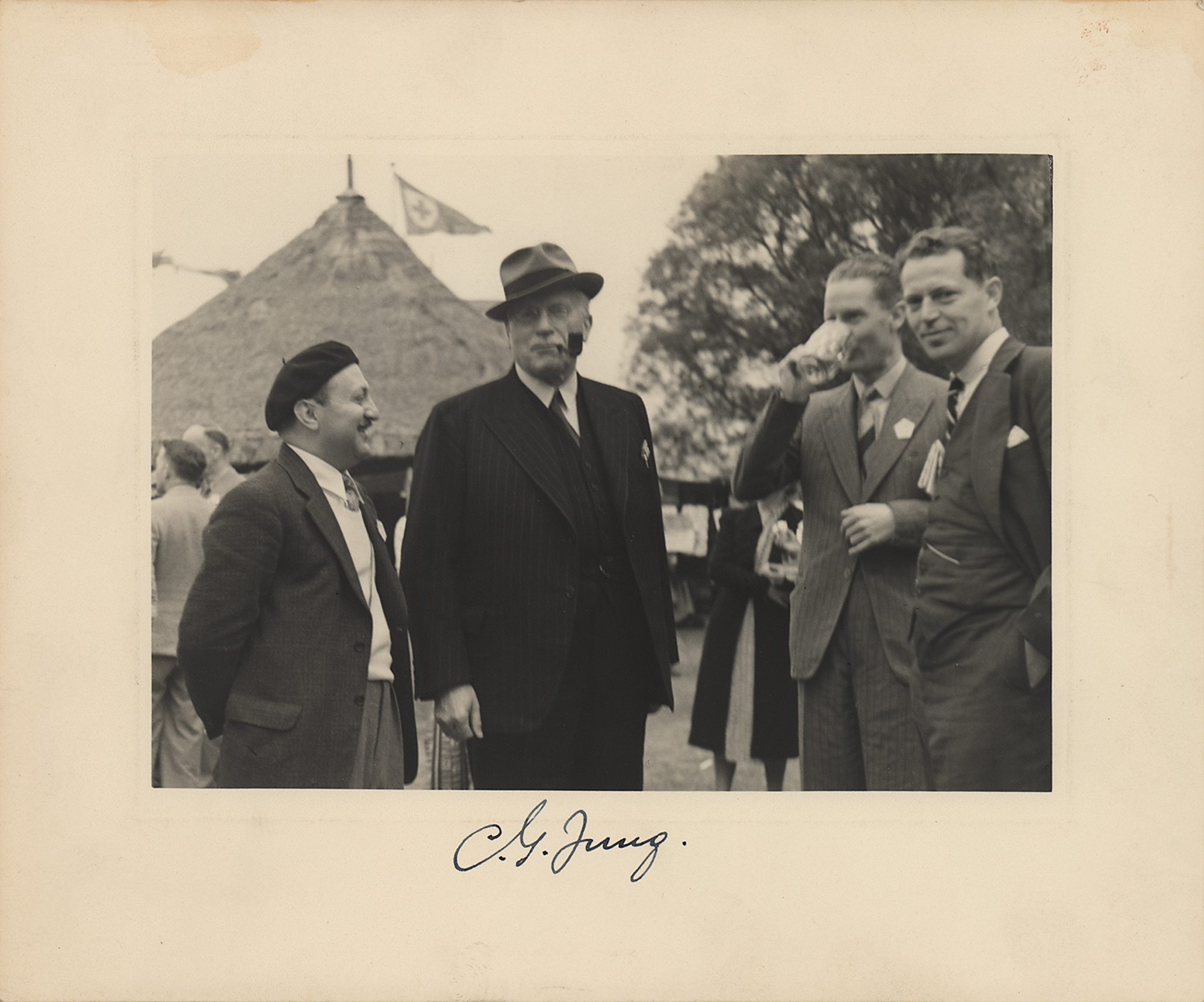 Lot #1100 Carl Jung Signed Photograph