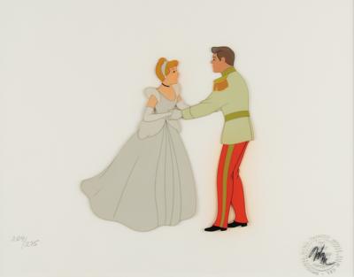 Lot #1381 Cinderella and Prince Charming limited edition cel from Cinderella