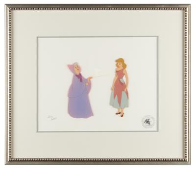 Lot #1382 Cinderella and Fairy Godmother limited edition cel from Cinderella - Image 2