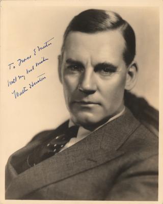 Lot #1730 Walter Huston Signed Photograph