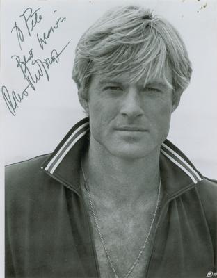 Lot #1751 Robert Redford Signed Photograph