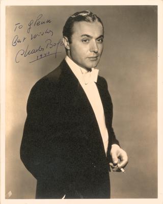 Lot #1689 Charles Boyer Signed Photograph