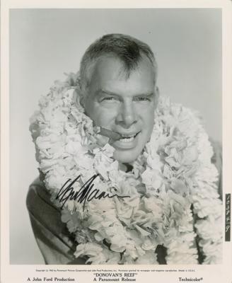 Lot #1744 Lee Marvin Signed Photograph