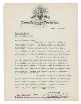 Lot #1688 Busby Berkeley (2) Typed Letters Signed - Image 3