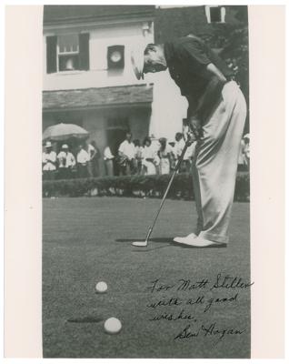 Lot #1960 Ben Hogan Signed Photograph - Image 1