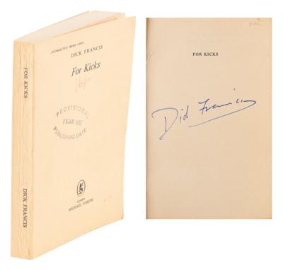 Lot #1538 Dick Francis Signed Book - Image 1