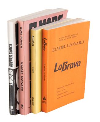 Lot #1552 Elmore Leonard (4) Signed Books - Image 1