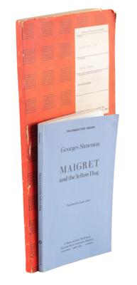 Lot #1573 Georges Simenon (2) Signed Books - Image 1