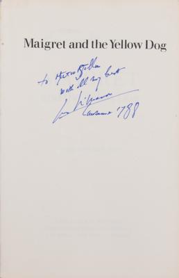 Lot #1573 Georges Simenon (2) Signed Books - Image 3