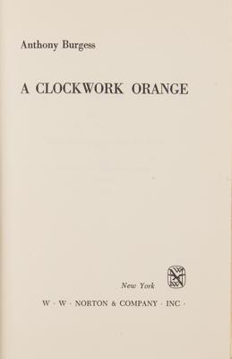 Lot #1523 Anthony Burgess: A Clock Orange (2) American First Editions - 1963 and 1967 - Image 4