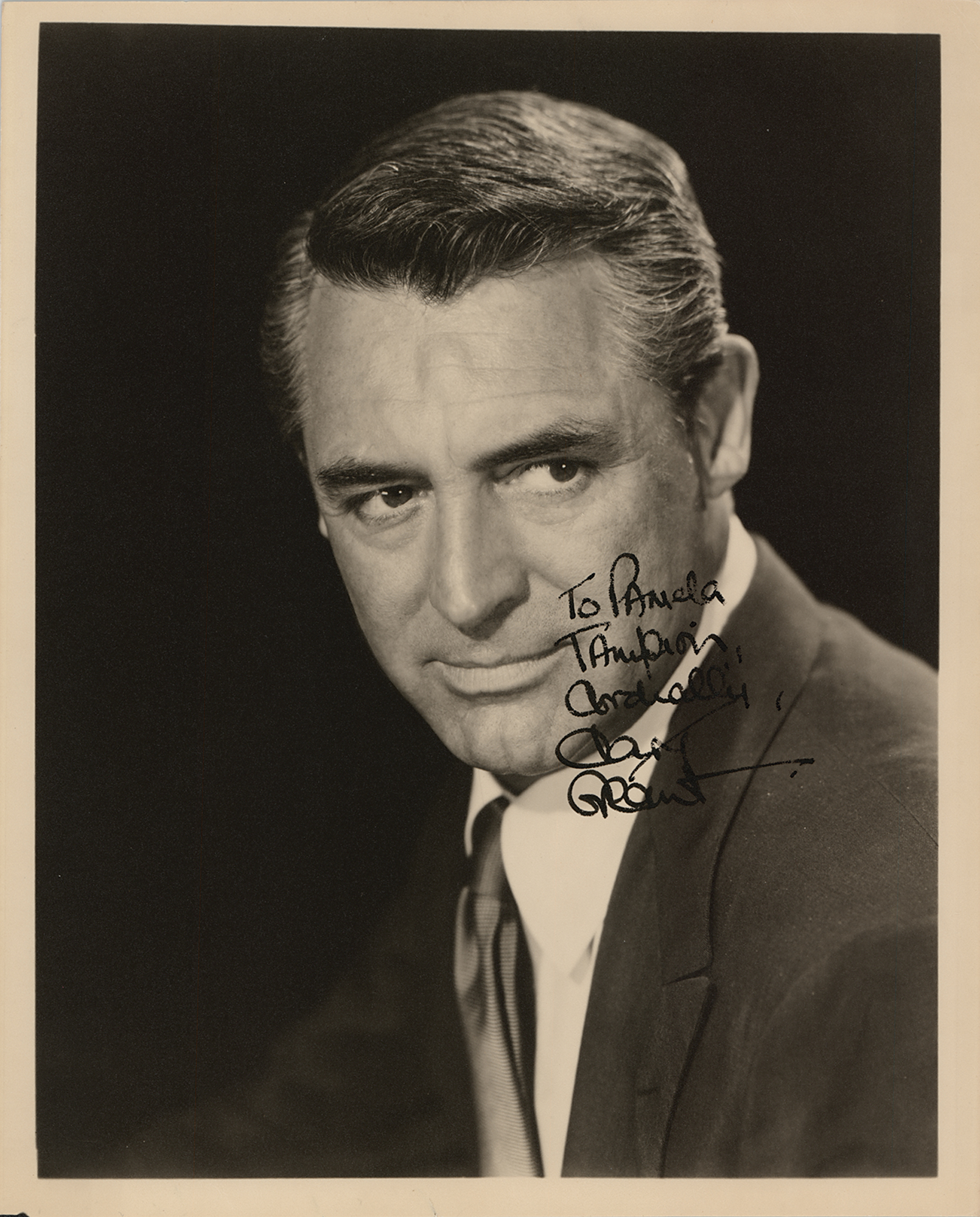 Lot #1660 Cary Grant Signed Photograph
