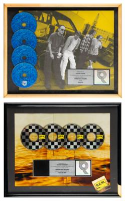 Lot #1646 R.E.M. (2) Books Signed by Michael Stipe and (2) RIAA Sales Awards - Image 3