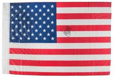 Lot #1074 Donald Trump Signed United States Flag