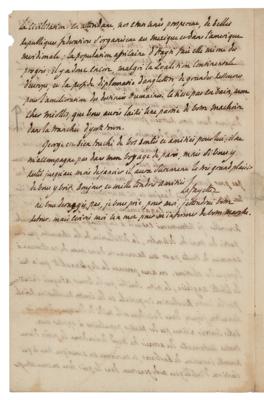 Lot #1237 Marquis de Lafayette Autograph Letter Signed - Image 2