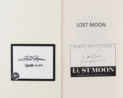 Lot #1274 Apollo 13: James Lovell and Fred Haise Signed Book - Image 2