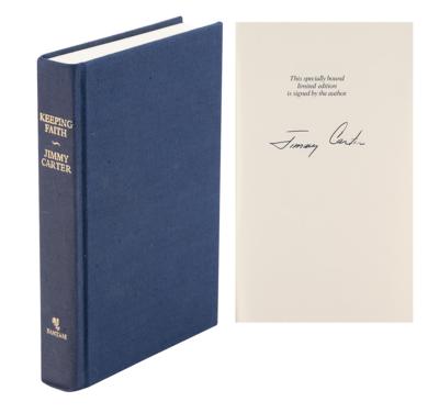 Lot #1022 Jimmy Carter Signed Book