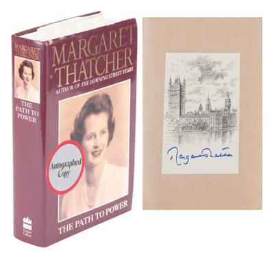 Lot #1222 Margaret Thatcher Signed Book