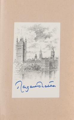Lot #1222 Margaret Thatcher Signed Book - Image 2