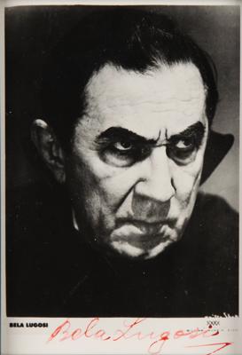 Lot #1669 Bela Lugosi Signed Photograph - Image 1