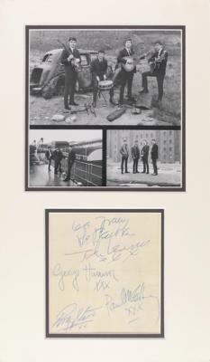 Lot #1588 Beatles Signatures