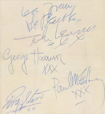Lot #1588 Beatles Signatures - Image 2