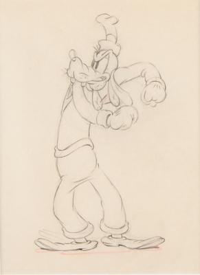 Lot #1426 Goofy production drawing from Moving Day