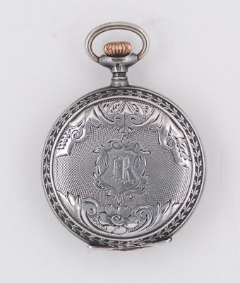 Lot #1010 Eleanor Roosevelt's Sterling Silver Pendant Watch Given to Her By FDR