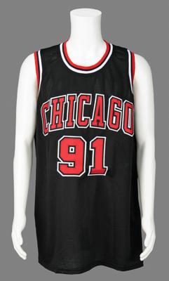 Lot #1991 Dennis Rodman Signed Chicago Bulls Jersey - JSA Certified - Image 2