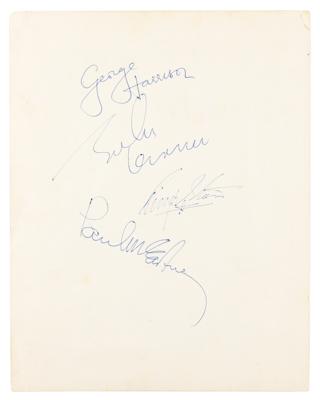 Lot #1587 Beatles Signed Photograph