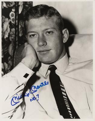 Lot #1803 Mickey Mantle Signed Photograph