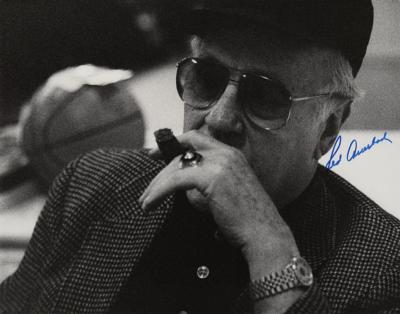 Lot #1917 Red Auerbach Signed Photograph - Image 1