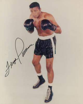 Lot #1987 Floyd Patterson Signed Oversized Photograph - Image 1