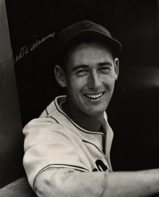 Lot #2011 Ted Williams Signed Oversized Photograph - Image 1