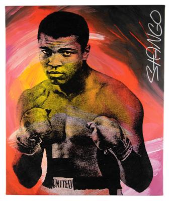 Lot #1915 Muhammad Ali: John Stango Original Painting - Image 1