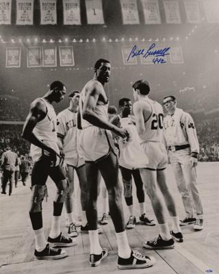 Lot #1805 Bill Russell Signed Photograph