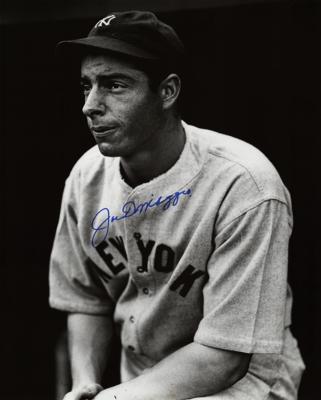 Lot #1947 Joe DiMaggio Signed Photograph