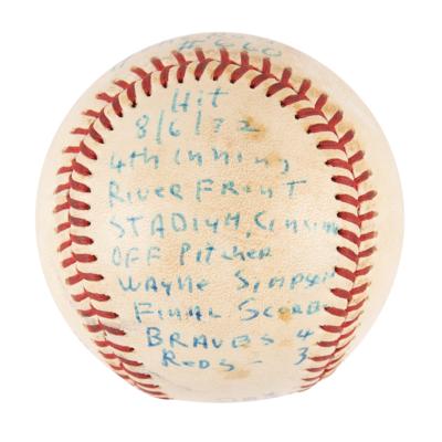 Lot #1795 Hank Aaron's Record-Breaking 660th Career Home Run Baseball - Image 3