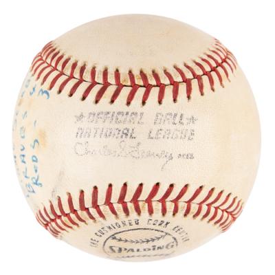 Lot #1795 Hank Aaron's Record-Breaking 660th Career Home Run Baseball - Image 6