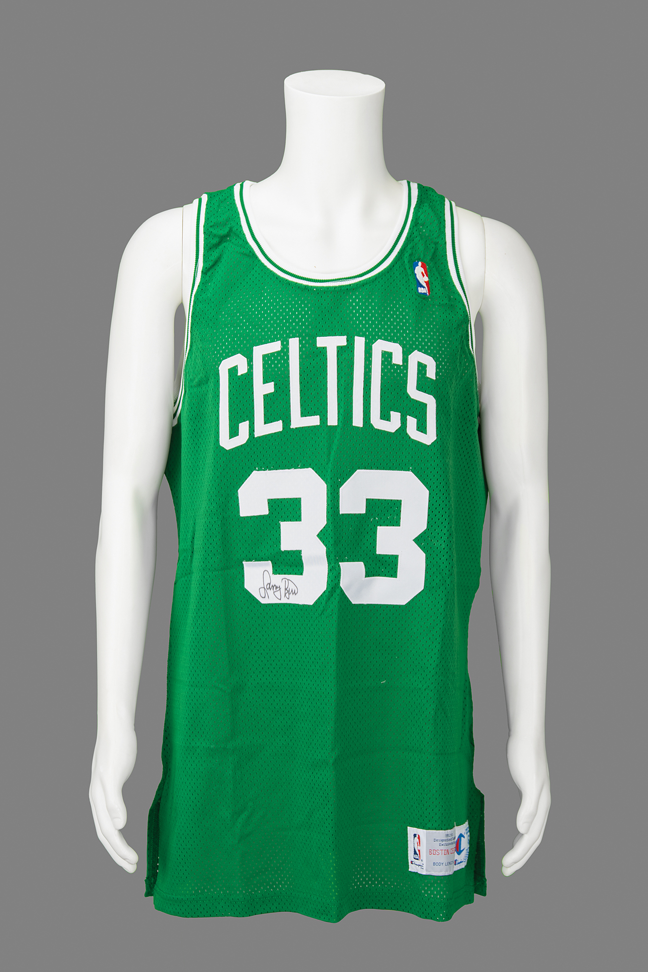 Larry Bird Front Signed Boston Celtics Home Jersey