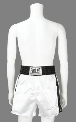 Lot #1905 Muhammad Ali Signed Boxing Robe and Trunks - Image 2