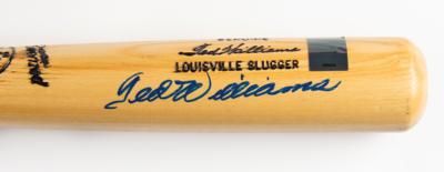 Lot #2009 Ted Williams Signed Baseball Bat - Image 2