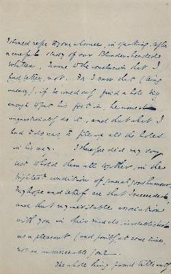 Lot #1500 Charles Dickens Autograph Letter Signed - Image 3