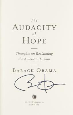 Lot #1058 Barack Obama Signed Book - Image 2