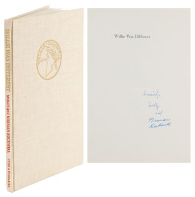 Lot #1315 Norman Rockwell Signed Book