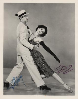 Lot #1680 Fred Astaire and Cyd Charisse Signed Photograph
