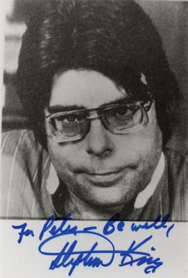 Lot #1549 Stephen King Signed Photograph - Image 1