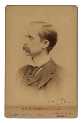 Lot #1494 James M. Barrie Signed Photograph