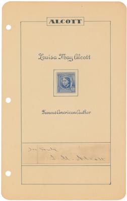 Lot #1516 Louisa May Alcott Signature